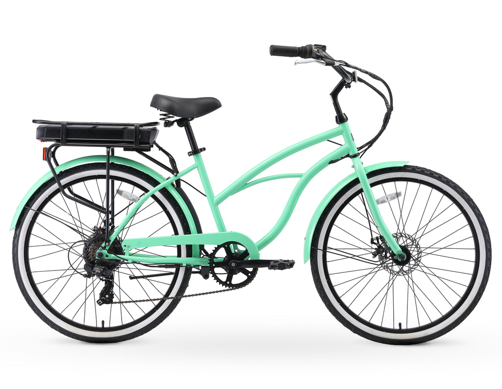 sixthreezero Around the Block 500W - Women's 26" Seven Speed Beach Cru | Beachbikes sixthreezero Around the Block 500W - Women's 26" Seven Speed Beach Cru | Beachbikes