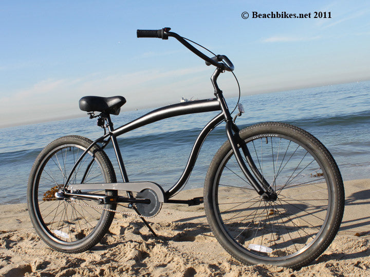 Sixthreezero Speed Men's 26 Inch Beach Cruiser Bike Matte Black
