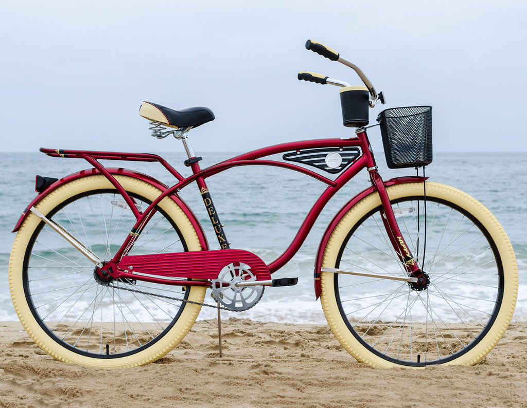 huffy ruin 26-inch men's bmx freestyle bicycle red Huffy Deluxe Men's Cruiser Bike