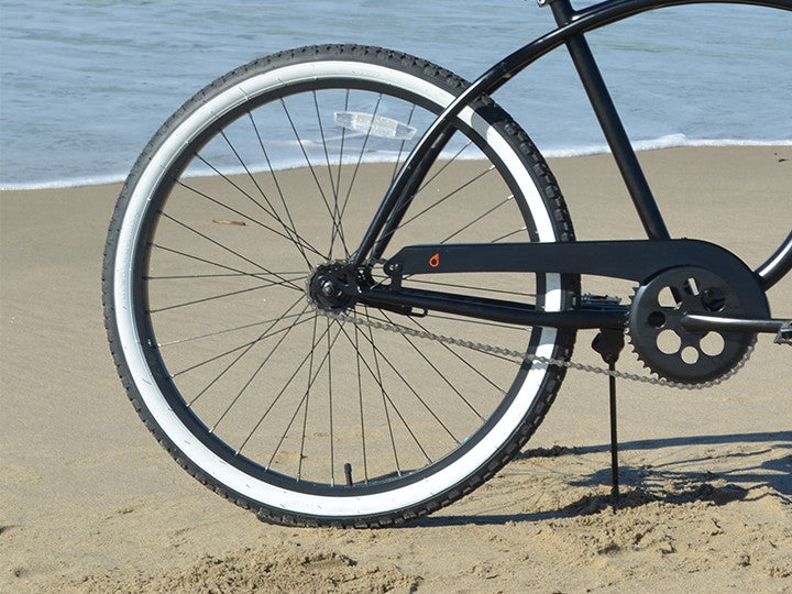 NEW! VINTAGE CLASSIC BEACH CRUISER BICYCLE HANDLEBAR 811 IN 25.4MM BLACK. A NEW! VINTAGE CLASSIC BEACH CRUISER BICYCLE HANDLEBAR 811 IN 25.4MM BLACK. A