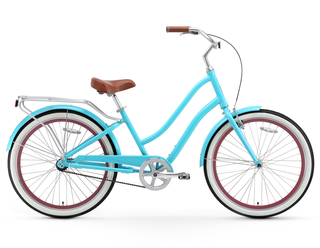 Sixthreezero 26 Inch Single Speed Step Through Women s Hybrid Bicycle Beachbikes