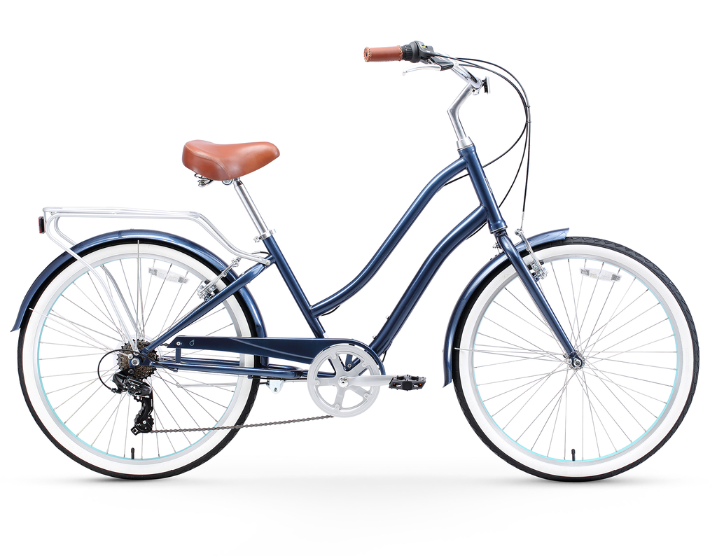 Sixthreezero Women's 26 Inch 7 Speed Bicycle Teal - Preassembled Bike