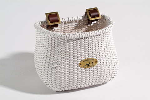 Nantucket Lightship Collection Front Wicker Basket -  Child Size