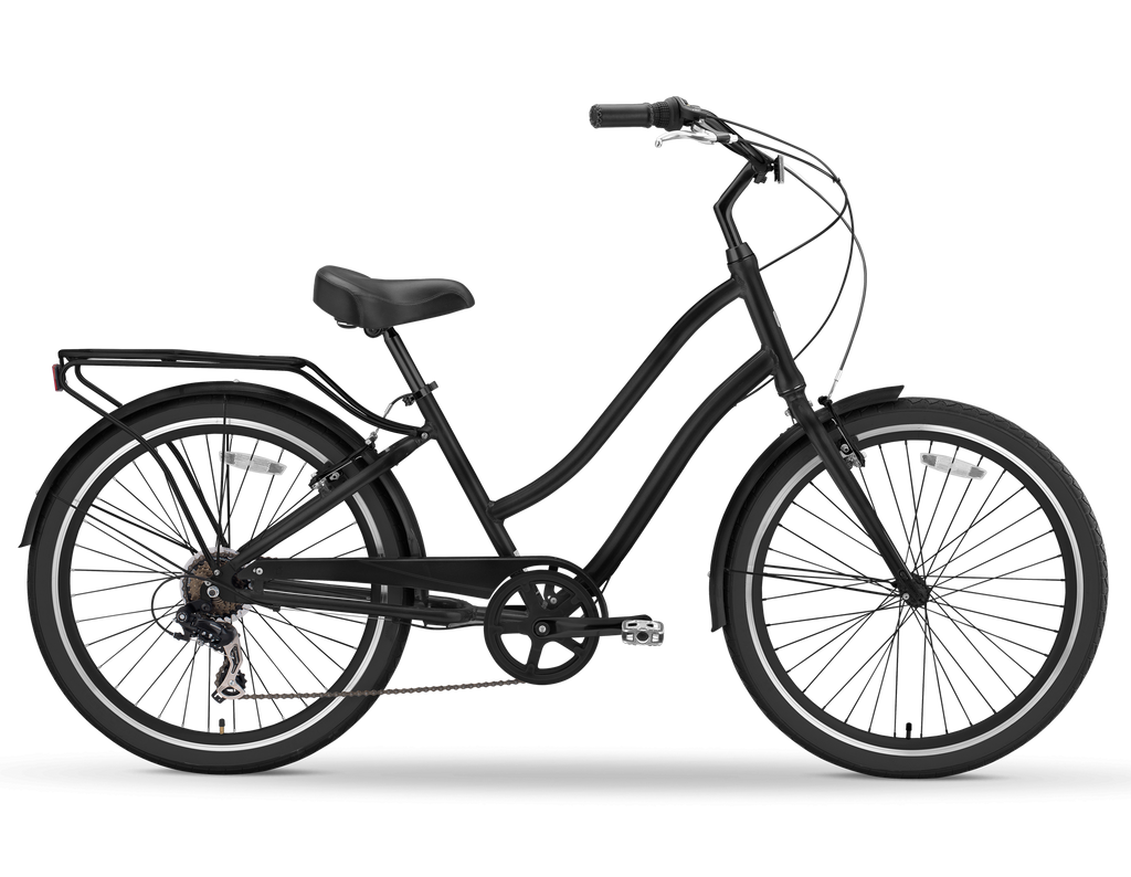 Sixthreezero Women's 26 Inch Speed Step-Through Hybrid Bicycle