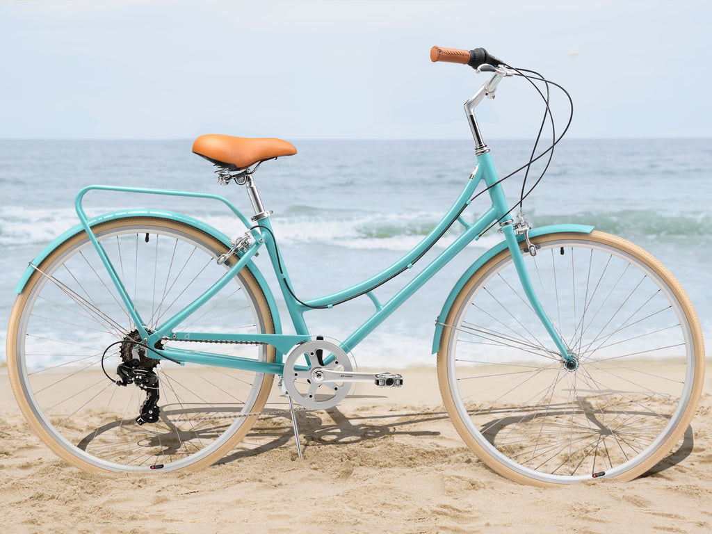 urban touring bike Sixthreezero Ride in the Park Bike Women's 7 Speed City Bicycle