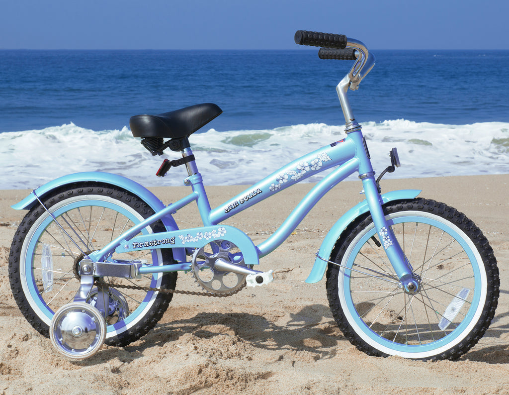 Firmstrong Mini Bella Girl 16" - Beach Cruiser Bicycle w/ Training Wheels