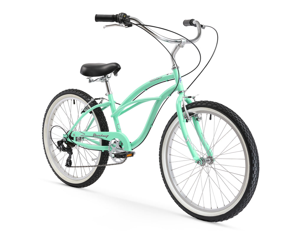 Firmstrong 7 Speed Women's 24 Inch Beach Cruiser Bicycle