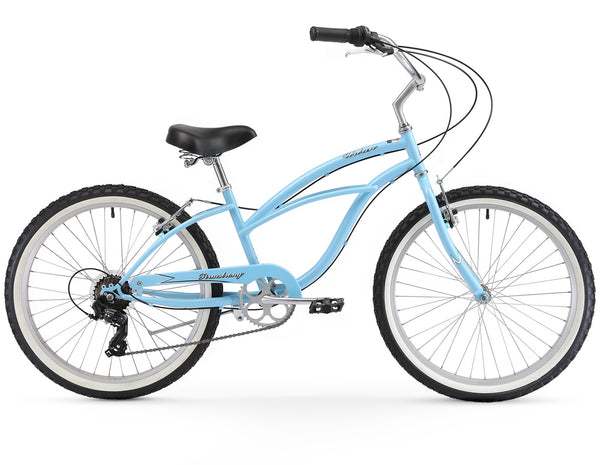 Firmstrong 7 Speed Women's 24 Inch Beach Cruiser Bicycle