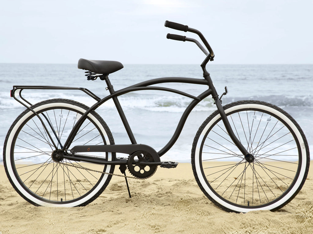 Sixthreezero 26 Inch Beach Cruiser Men's Single Speed Matte Black