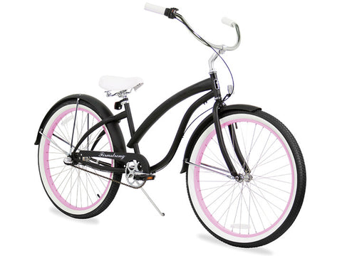 Firmstrong Bella Fashionista 3 Speed - Women's 26" Beach Cruiser Bike