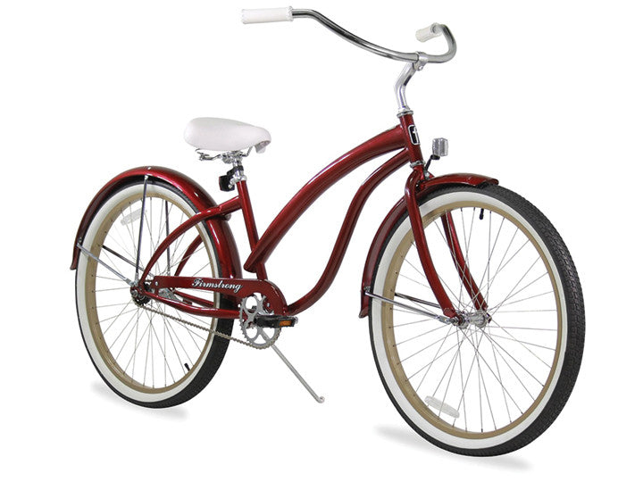 Firmstrong Women's Cruiser Bike 26 Inch Single Speed Beach Bicycle