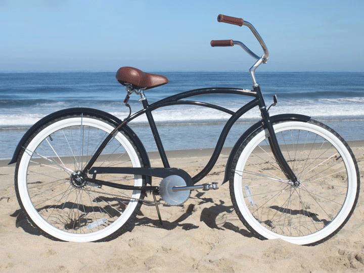 sixthreezero Men's BE - Single Speed Black 26" Beach Cruiser Bike