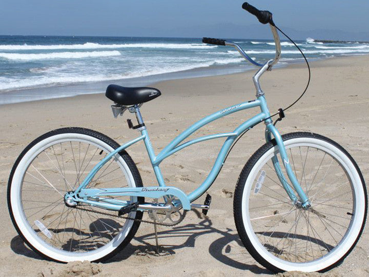 Firmstrong Beach Cruiser Bike Women's 24 Inch Speed Bicycle